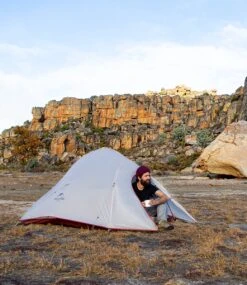 Cloud Up 3 Upgraded - Naturehike® - Tent 3 Persoons - Lichtgewicht Tent - Incl. Grondzeil - 20D 4000MM - Outdoor Kampeertent - Waterdicht - Hiking & Wandelen -Outdoor Camping Winkel 1040x1200