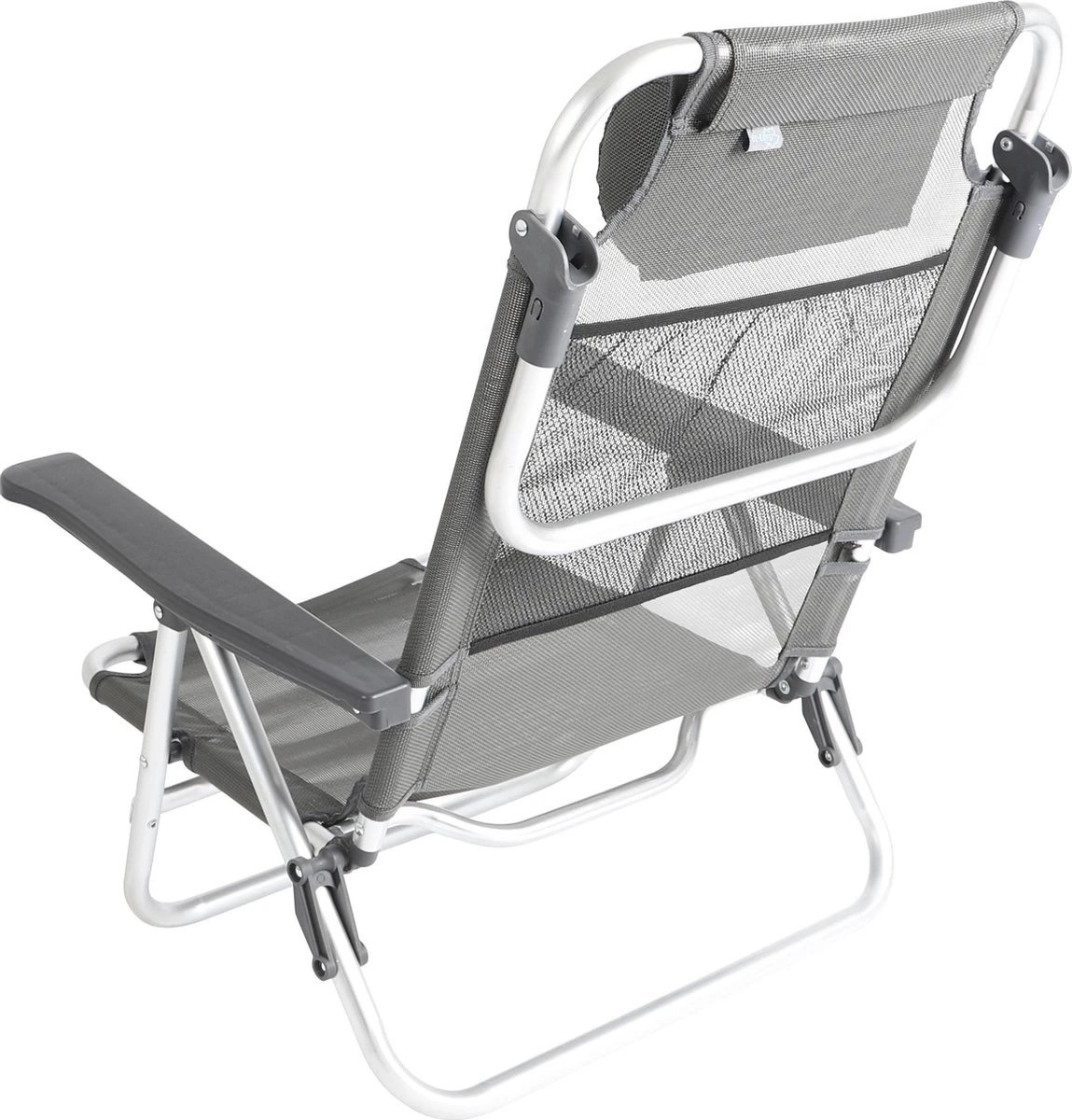 Bo-Camp Beach Chair - Monaco - Aluminium - Grijs 3 Bo-Camp Beach Chair - Monaco - Aluminium - Grijs - Afbeelding 3