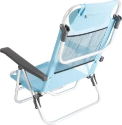 Bo-Camp Beach Chair - Monaco - Aluminium - Blauw -Outdoor Camping Winkel 1176x1200