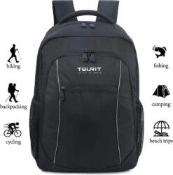 Koelrugtas - 23L - Wandelrugzak - Dagrugzak - Outdoor Rugzak - Dames & Heren - Zwart -Outdoor Camping Winkel 1179x1200