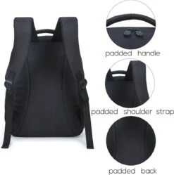 Koelrugtas - 23L - Wandelrugzak - Dagrugzak - Outdoor Rugzak - Dames & Heren - Zwart -Outdoor Camping Winkel 1189x1200