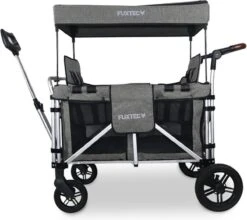 FUXTEC Bolderkar FX-CTXL900 - Premium Grijs - Nu Voor Maximaal 4 Kinderen -Outdoor Camping Winkel 1200x1069