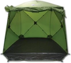FisherPro Karpertent Met Stormcover – Vistent – Tent - Bescherming Tegen Zon En Wind – 100% Waterdichte Stormhoes – Met Handige Meeneemtas – Ook Geschikt Als Strandtent Of Festivaltent – Extra Veiligheid En Warmte Door Stormcover -Outdoor Camping Winkel 1200x1070 1
