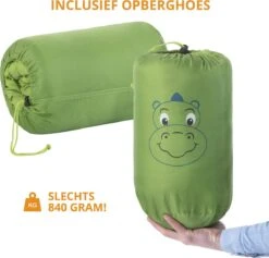 Dutch Mountains Kinderslaapzak Nijlpaard - 170 X 70cm Polyester - Zacht Lichtgewicht – Opberghoes -Outdoor Camping Winkel 1200x1150 3