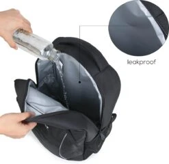 Koelrugtas - 23L - Wandelrugzak - Dagrugzak - Outdoor Rugzak - Dames & Heren - Zwart -Outdoor Camping Winkel 1200x1168 2