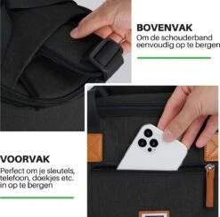 Brisby 4 Laags Geïsoleerde Koeltas - Boodschappentas 21 Liter - Zwart -Outdoor Camping Winkel 1200x1182 2