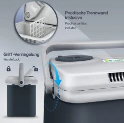 Tillvex- Koelbox, Coolbox, 32 Liter, Grijs -Outdoor Camping Winkel 1200x1189 3