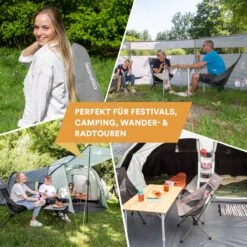 Skandika Campingstoel Compact SET – Campingstoelen – Campingstoel Tot 150 Kg Belastbaar - Kampeerstoel, Visstoel, Kleine Pakmaat, Opvouwbaar, Stabiel, Licht, Comfortabel Gepolsterd – Draagtas Meegeleverd – Vouwstoel – Kampeermeubelen – Grijs -Outdoor Camping Winkel 1200x1200 115
