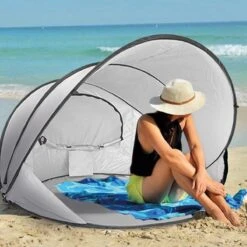 Deryan Luxe Pop Up Strandtent XXL - Anti-UV 50+ - Zilver 27 Deryan Luxe Pop Up Strandtent XXL - Anti-UV 50+ - Zilver -Outdoor Camping Winkel 1200x1200 120