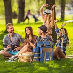 Cabinmax Koeltas - Koelrugzak - Picknick - Picknicktas Met Flessenhouder - Koelrugtas 24L - Olive Green -Outdoor Camping Winkel 1200x1200 134