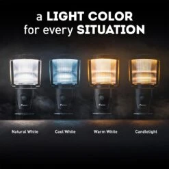 Favour L1061 Camping Lamp LED, 875 Lumen, IP64, Waterdicht, Draagbare Kampeerlamp, Tentlamp, Schokbestendig, 4 Verschillende Lichtmodi Incl Kaarslicht-modus, Afneembaar Deksel, Handig & Compact Formaat -Outdoor Camping Winkel 1200x1200 164