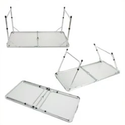 Casaria Campingtafel – Inklapbaar Verstelbaar - 120x60x70 Cm Grijs -Outdoor Camping Winkel 1200x1200 183