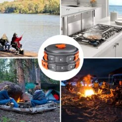Camping Outdoor Kookset 13-delig Camping Servies En Pannen Pannenset Keukengerei - BPA-vrij & Geen Giftige Stoffen - Opvouwbaar & Licht - Ideaal Voor Reizen, Festival, Wandelen -Outdoor Camping Winkel 1200x1200 257