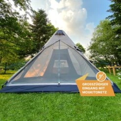 Skandika Tipi Kotona Air Opblaasbare Tent – Opblaasbare Tenten - 4 Persoons Tipi Tent – Tenten - Campingtent – Ingenaaide Tentvloer – Muggengaas – 260 Cm Stahoogte – 490 X 370 X 260 (L X B X H) – Outdoor, Camping, Tuin – Luchttent - Kamperen - Beige 12 Skandika Tipi Kotona Air Opblaasbare Tent – Opblaasbare Tenten - 4 Persoons Tipi Tent – Tenten - Campingtent – Ingenaaide Tentvloer – Muggengaas – 260 Cm Stahoogte – 490 X 370 X 260 (L X B X H) – Outdoor, Camping, Tuin – Luchttent - Kamperen - Beige -Outdoor Camping Winkel 1200x1200 260