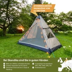 Skandika Tipi Kotona Air Opblaasbare Tent – Opblaasbare Tenten - 4 Persoons Tipi Tent – Tenten - Campingtent – Ingenaaide Tentvloer – Muggengaas – 260 Cm Stahoogte – 490 X 370 X 260 (L X B X H) – Outdoor, Camping, Tuin – Luchttent - Kamperen - Beige 15 Skandika Tipi Kotona Air Opblaasbare Tent – Opblaasbare Tenten - 4 Persoons Tipi Tent – Tenten - Campingtent – Ingenaaide Tentvloer – Muggengaas – 260 Cm Stahoogte – 490 X 370 X 260 (L X B X H) – Outdoor, Camping, Tuin – Luchttent - Kamperen - Beige -Outdoor Camping Winkel 1200x1200 263