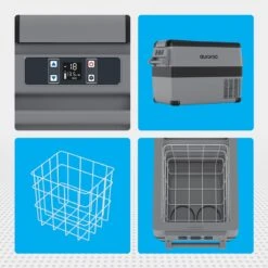 Auronic Elektrische Koelbox - 40.5L - Compressor - 12V En 240V - Grijs -Outdoor Camping Winkel 1200x1200 363