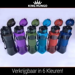Drinkfles Herbruikbare Waterfles | 500 Ml Donker Blauw | Vaatwasserbestendig Drinkbus Bidon | King Mungo KMDF004 -Outdoor Camping Winkel 1200x1200 416