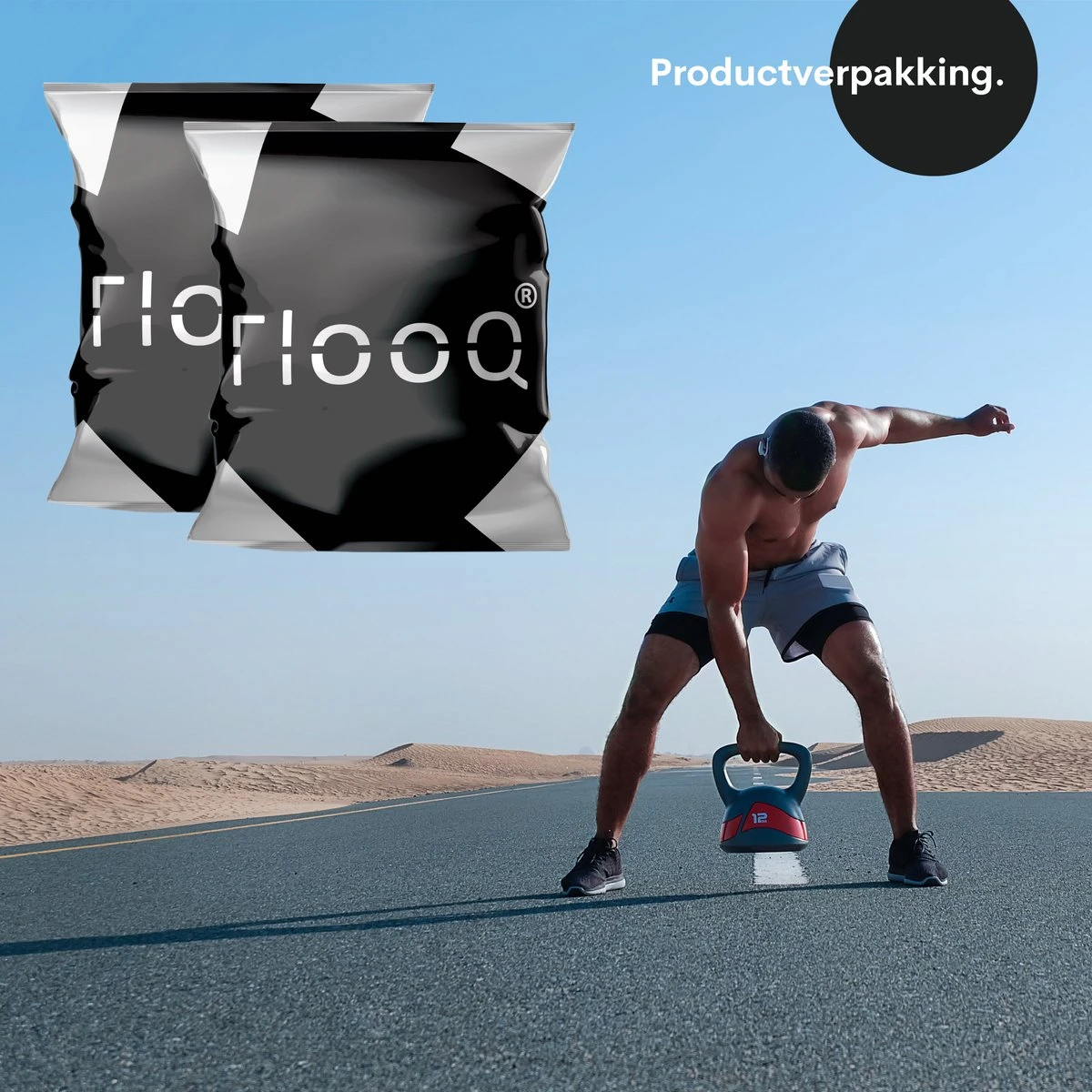 FLOOQ Motivatie Waterfles Zwart - 2 Liter Drinkfles - BPA Vrij - Waterfles Met Tijdsmarkering 5 FLOOQ Motivatie Waterfles Zwart - 2 Liter Drinkfles - BPA Vrij - Waterfles Met Tijdsmarkering - Afbeelding 5