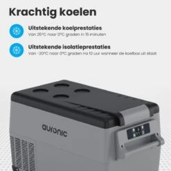 Auronic Elektrische Koelbox - 30.4L - Compressor - 12V En 240V - Grijs 17 Auronic Elektrische Koelbox - 30.4L - Compressor - 12V En 240V - Grijs -Outdoor Camping Winkel 1200x1200 62