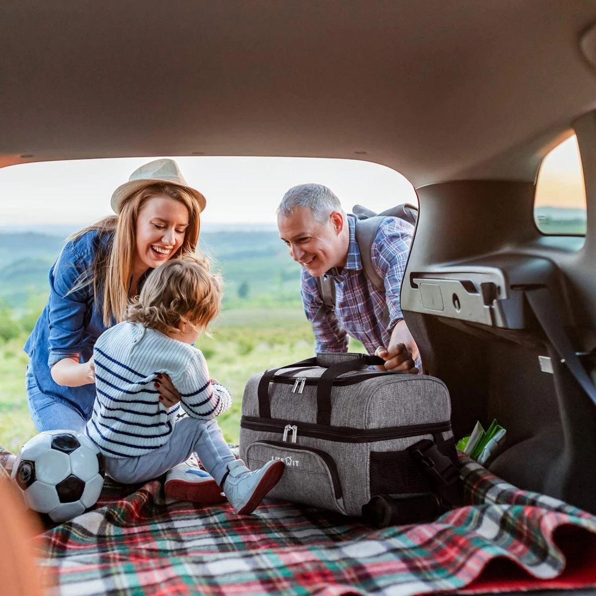 Lifewit 20L Koeltas | 20 Liter | Opvouwbaar | Koelbox-Koeltas | Isolatietas/ Picknicktas Voor Levensmiddelen / Grijs 3 Lifewit 20L Koeltas | 20 Liter | Opvouwbaar | Koelbox-Koeltas | Isolatietas/ Picknicktas Voor Levensmiddelen / Grijs - Afbeelding 3