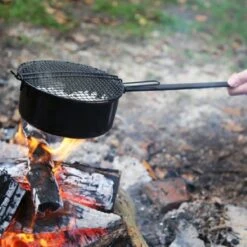 3BMT Popcorn Pan Voor Kampvuur - Met Popcorn Mais - Ook Voor BBQ -Outdoor Camping Winkel 1200x1200 83