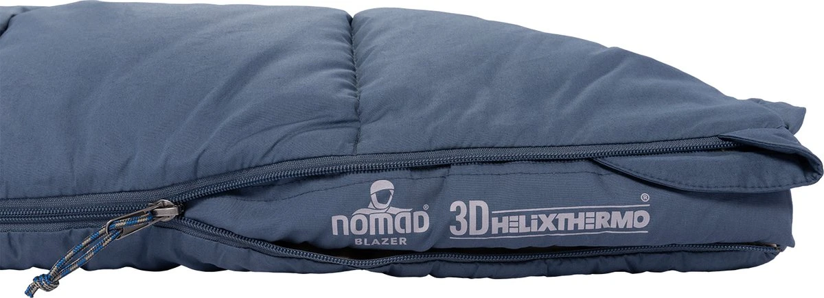 NOMAD® Blazer Slaapzak | 205x80cm Blauw | Lichtgewicht & Kwalitatief | Slaapzak | Incl Hoes 7 NOMAD® Blazer Slaapzak | 205x80cm Blauw | Lichtgewicht & Kwalitatief | Slaapzak | Incl Hoes - Afbeelding 7