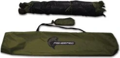 FisherPro Karpertent Met Stormcover – Vistent – Tent - Bescherming Tegen Zon En Wind – 100% Waterdichte Stormhoes – Met Handige Meeneemtas – Ook Geschikt Als Strandtent Of Festivaltent – Extra Veiligheid En Warmte Door Stormcover -Outdoor Camping Winkel 1200x582