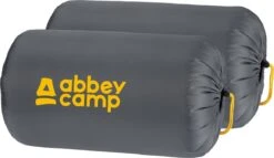 Abbey Camp Slaapzak Amsterdam - 2-pack - Dekenmodel - 210 X 85 Cm - Grijs -Outdoor Camping Winkel 1200x693