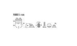 High Peak Paros 5 Tunneltent - 5-Persoons - Donkergrijs -Outdoor Camping Winkel 1200x727