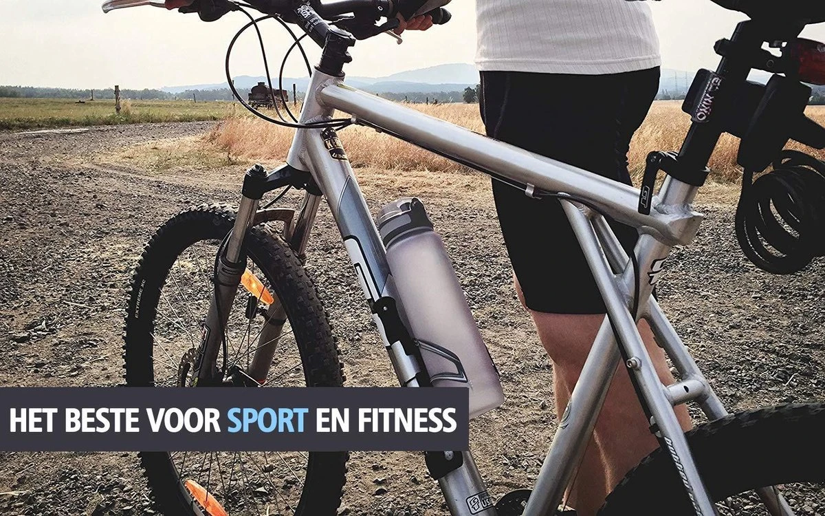 Swilix ® Drinkfles - 1 Liter - Drinkfles Met Tijdmarkering - Grijs 9 Swilix ® Drinkfles - 1 Liter - Drinkfles Met Tijdmarkering - Grijs - Afbeelding 9