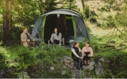 Coleman Vail 4 Tunneltent - Familie Tent - 4-Persoons - Grijs/Groen -Outdoor Camping Winkel 1200x754