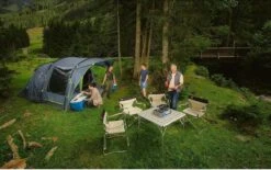 Coleman Vail 4 Tunneltent - Familie Tent - 4-Persoons - Grijs/Groen -Outdoor Camping Winkel 1200x755