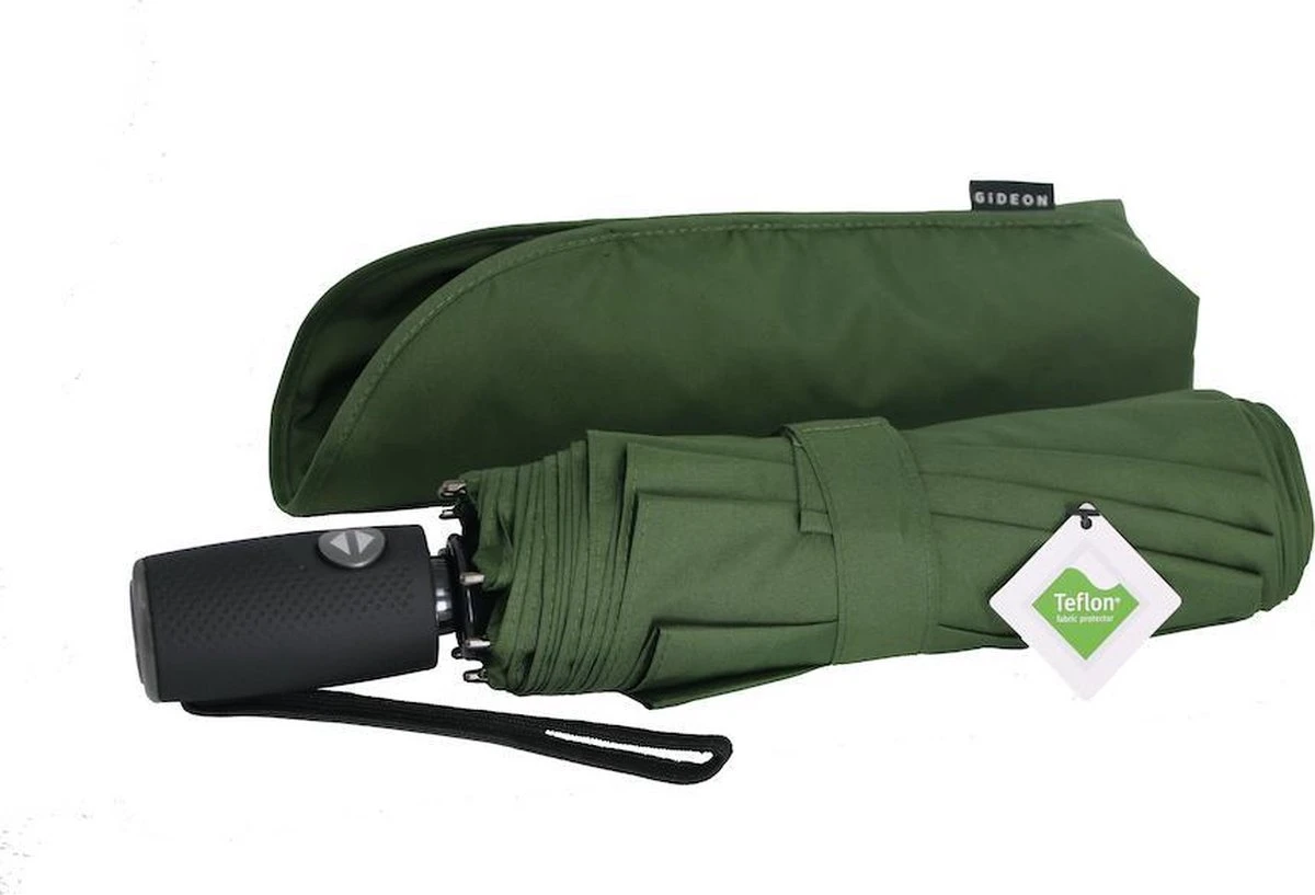 Gideon Stormparaplu - Paraplu – Automatisch – Windproof - Glasvezel Frame - Groen 1 Gideon Stormparaplu - Paraplu – Automatisch – Windproof - Glasvezel Frame - Groen