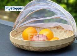 Voedselkap - Vliegenkapjes Bamboe Set 3 Stuks - Flystopper -Outdoor Camping Winkel 1200x880 1