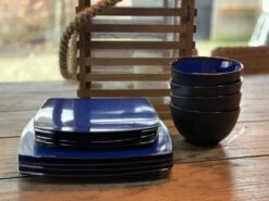 Camping Servies - 12 Delig – 100% Melamine Servies Set – Campingservies – Melamine Servies - Blue Ocean -Outdoor Camping Winkel 1200x900 11