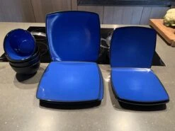 Camping Servies - 12 Delig – 100% Melamine Servies Set – Campingservies – Melamine Servies - Blue Ocean -Outdoor Camping Winkel 1200x900 13