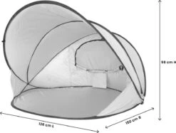Deryan Luxe Pop Up Strandtent XXL - Anti-UV 50+ - Zilver 35 Deryan Luxe Pop Up Strandtent XXL - Anti-UV 50+ - Zilver -Outdoor Camping Winkel 1200x907