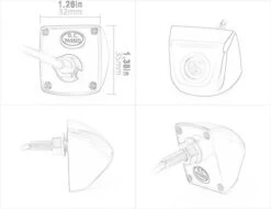 RV-350 Achteruitrijcamera | Originele Look | Zwart -Outdoor Camping Winkel 1200x925