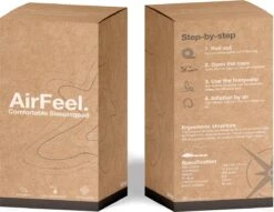 AirFeel Lichtgewicht Opsblaasbaar Slaapmatje - Ingebouwde Pomp En Kussen - 196 X 60 X 6 Cm - Orange -Outdoor Camping Winkel 1200x928 1