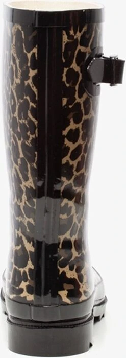 Mountain Peak Dames Regenlaarzen Met Luipaardprint - Bruin - Maat 38 -Outdoor Camping Winkel 423x1200