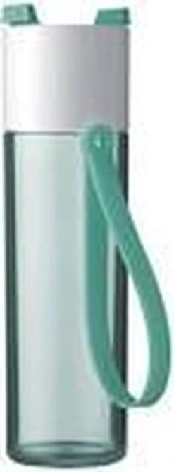 Mepal – Drinkfles JustWater – 500 Ml – Nordic Green – Waterfles – Drinkt Als Een Glas – Lekvrij -Outdoor Camping Winkel 444x1200