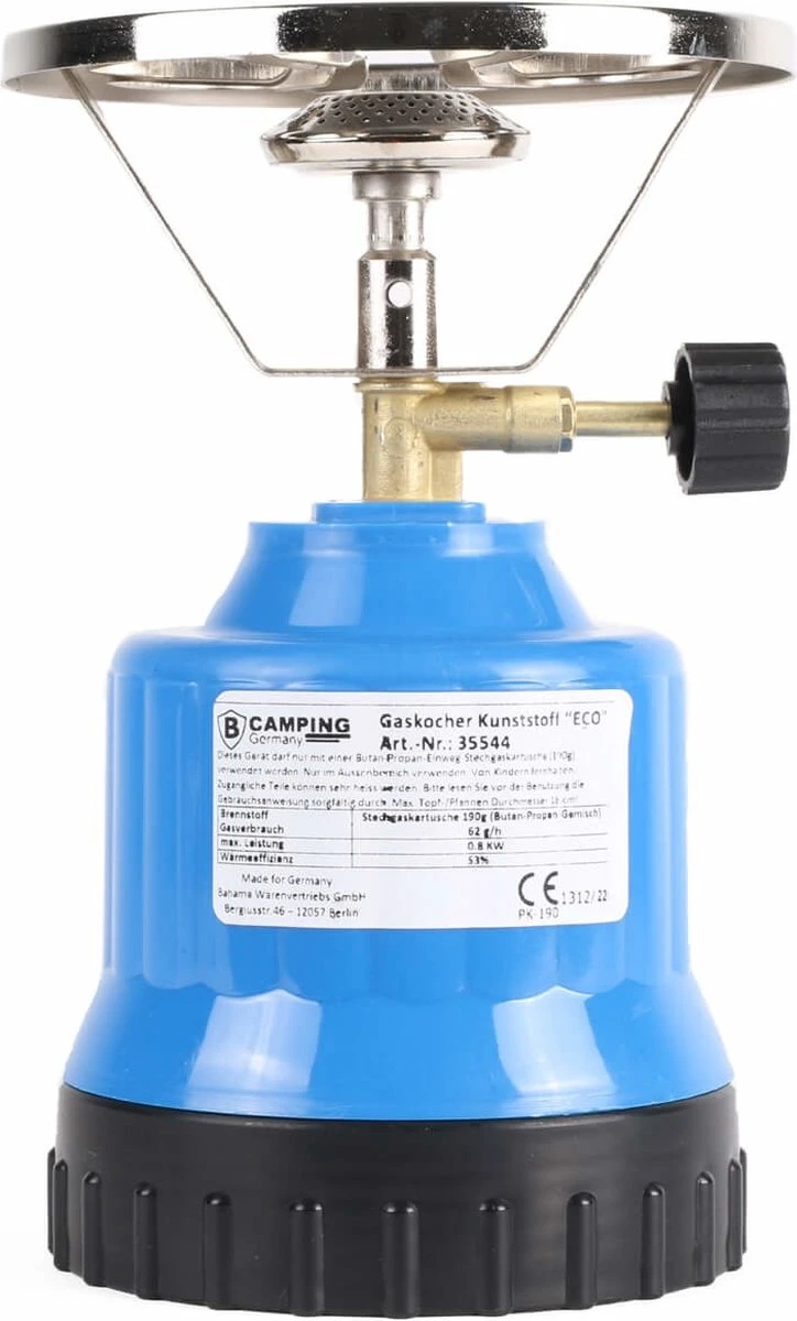 B-Camping Gaskooktoestel Kunststof - 800W 1 B-Camping Gaskooktoestel Kunststof - 800W