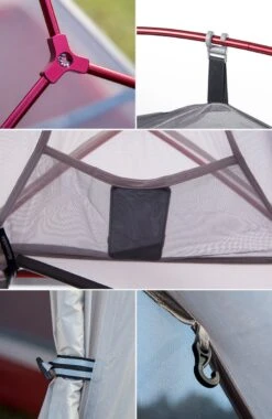 Cloud Up 3 Upgraded - Naturehike® - Tent 3 Persoons - Lichtgewicht Tent - Incl. Grondzeil - 20D 4000MM - Outdoor Kampeertent - Waterdicht - Hiking & Wandelen -Outdoor Camping Winkel 780x1200