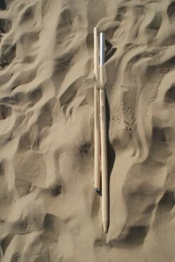 Sunline TOPPER!! Strand Windscherm Kobalt Blauw - Wit - 5 Meter Sterk Dralon Met 2 Delige Stokken 180 Cm -Doekhoogte 140 Cm -Outdoor Camping Winkel 804x1200 1