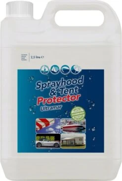 Ultramar - Sprayhood & Tent Protector 2,5L - Impregneermiddel Voor Bootkap, Tent, Cabriodak - Maakt Waterdicht En Geeft Extra Bescherming -Outdoor Camping Winkel 807x1200