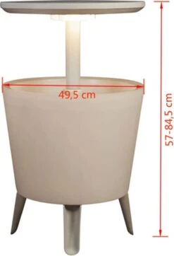 Keter Coolbar Partytafel – Lichtgevend - 49,5x49,5x57cm - Wit 19 Keter Coolbar Partytafel – Lichtgevend - 49,5x49,5x57cm - Wit -Outdoor Camping Winkel 818x1200