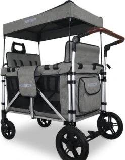 FUXTEC Bolderkar FX-CTXL900 - Premium Grijs - Nu Voor Maximaal 4 Kinderen -Outdoor Camping Winkel 940x1200