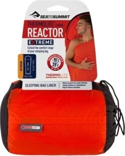 Sea To Summit - Reactor Extreme Thermolite® Mummy Liner - Lakenzak - Extra Verwarmend - Rood -Outdoor Camping Winkel 967x1200