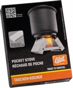 Esbit Brander Pocket Stove S - Incl 16x5 Gr Esbit Blokjes - Compact -Outdoor Camping Winkel 998x1200